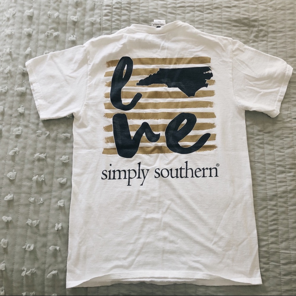 White Simply Southern Tee